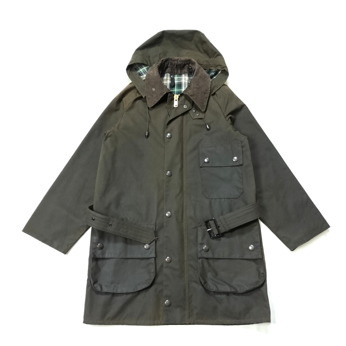 デッドストック◎1983 Deadstock　BARBOUR SOLWAY ZIPPER c34 オリーブバブアー　ソルウェイジッパー 2ワラント
