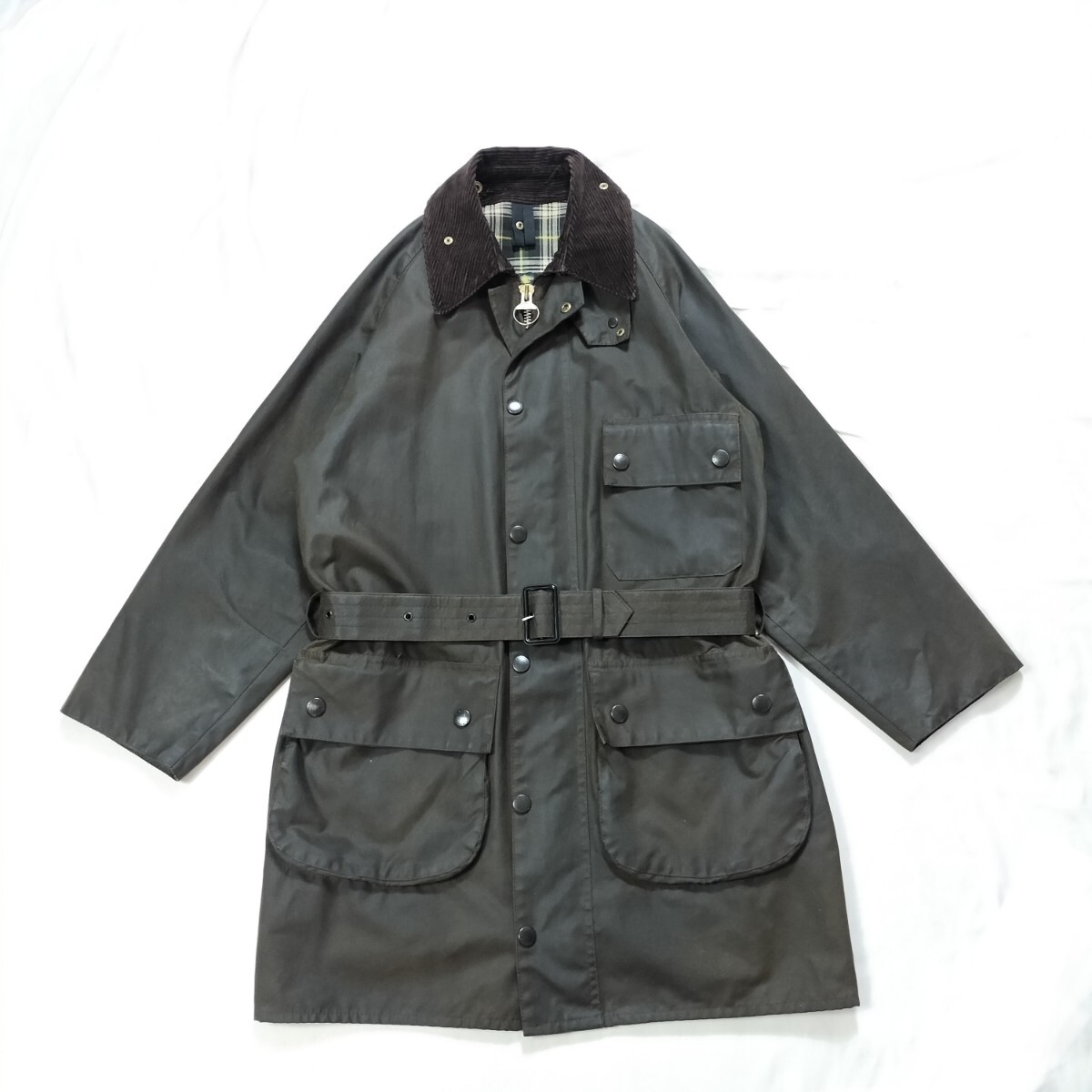 90s BARBOUR SOLWAY ZIPPER c36 バブアー　ソルウェイジッパー 3クラウン　