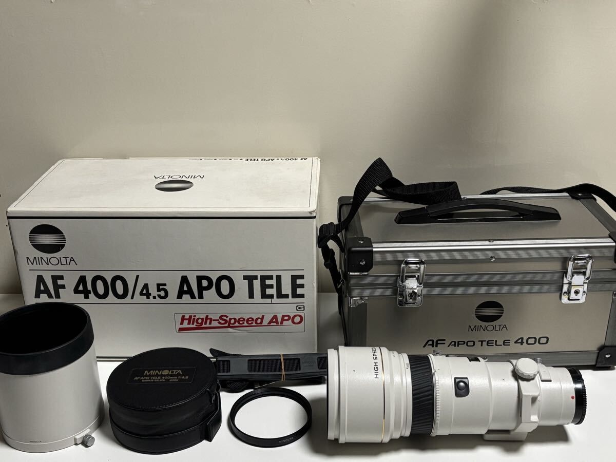 元箱付き MINOLTA ミノルタ AF APO TELE アポ テレ 400mm F4.5G HIGH SPEED ハイスピード