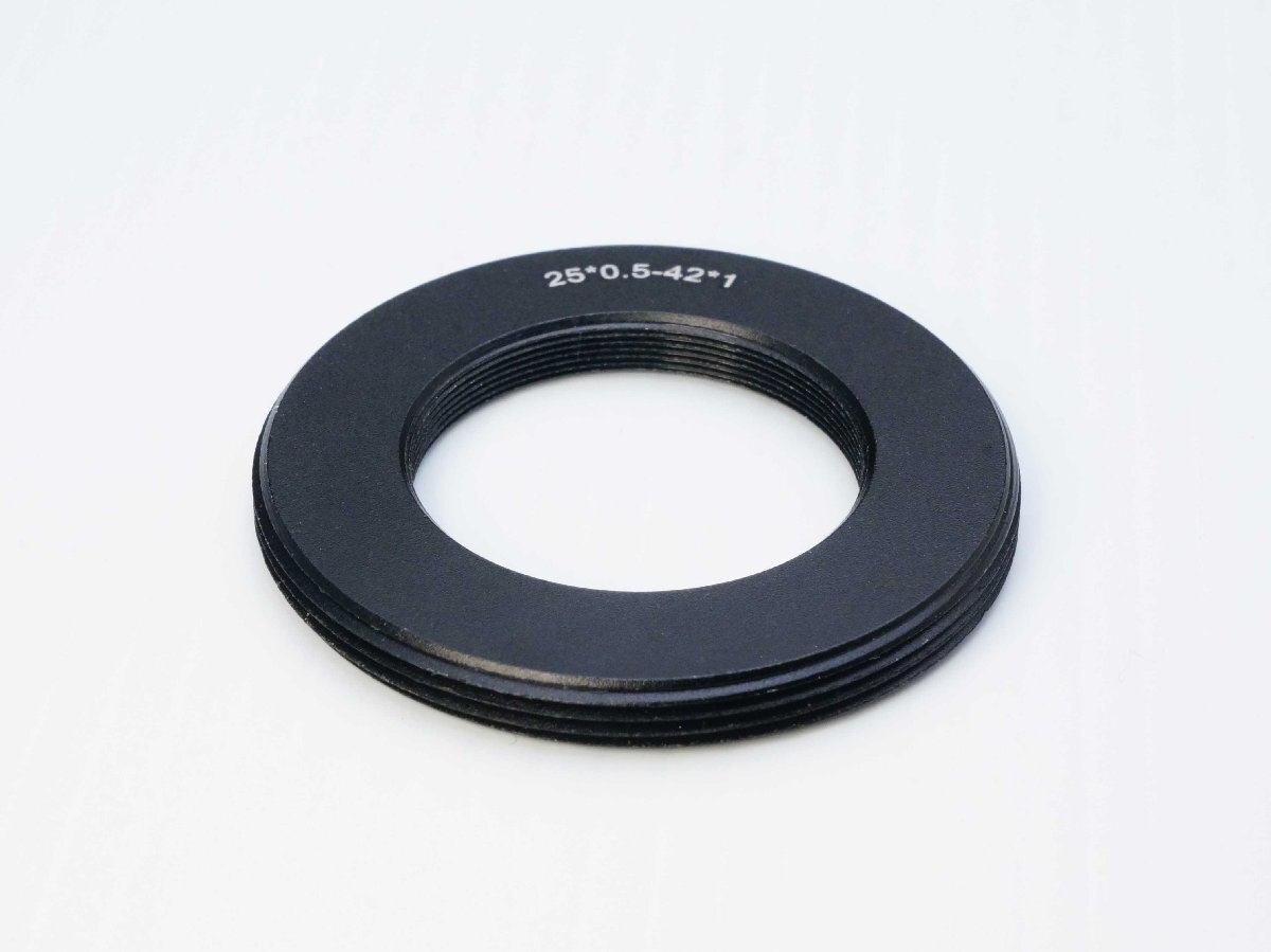 全ネジタイプ M25 / P0.5 - M42 / P1.0 アダプター レンズシャッターなど　5044