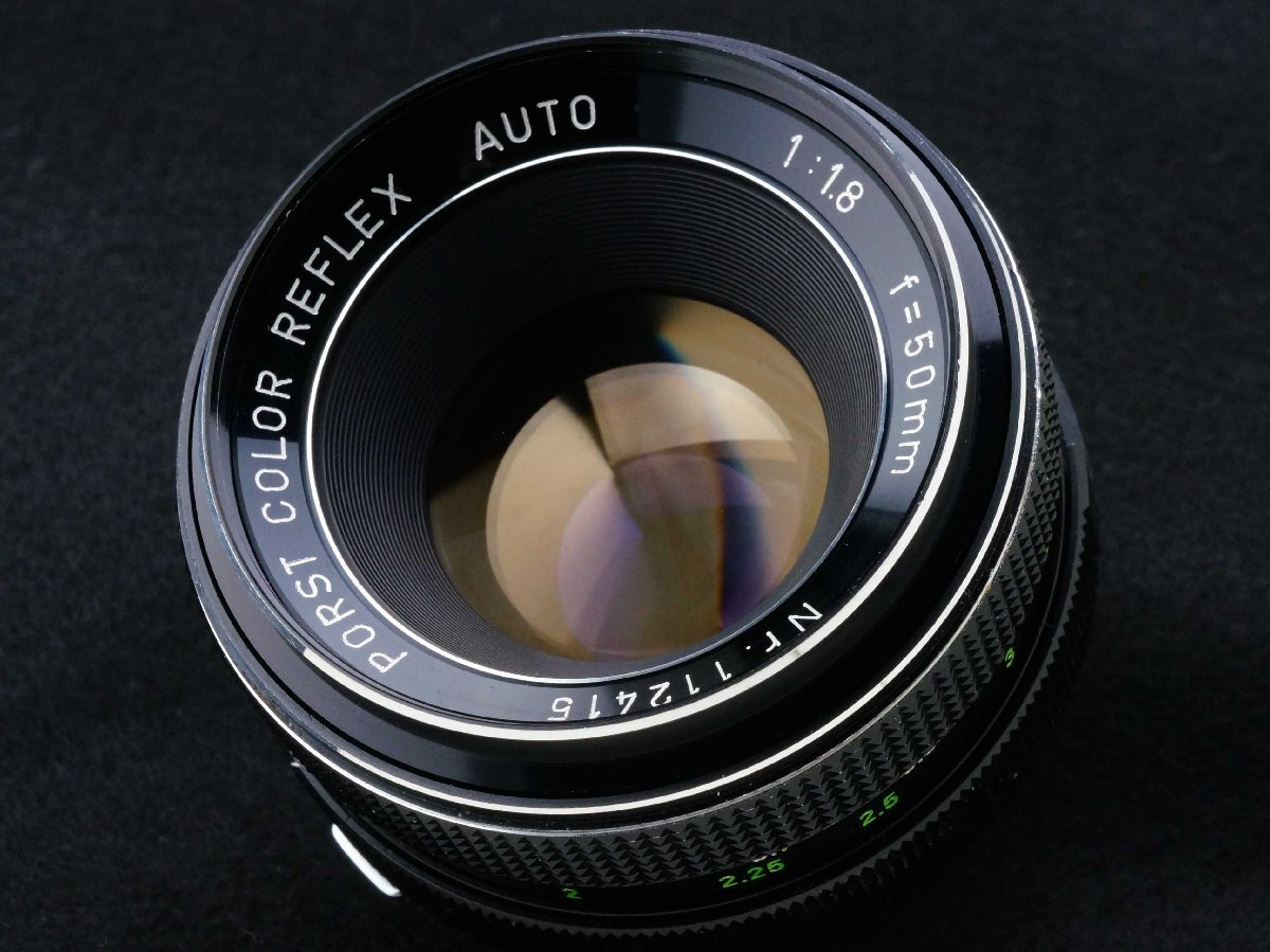 PORST COLOR REFLEX AUTO 50mm F1.8 M42 マウント ドイツ直輸入品!!!!　ポルスト 冨岡光学？　0376