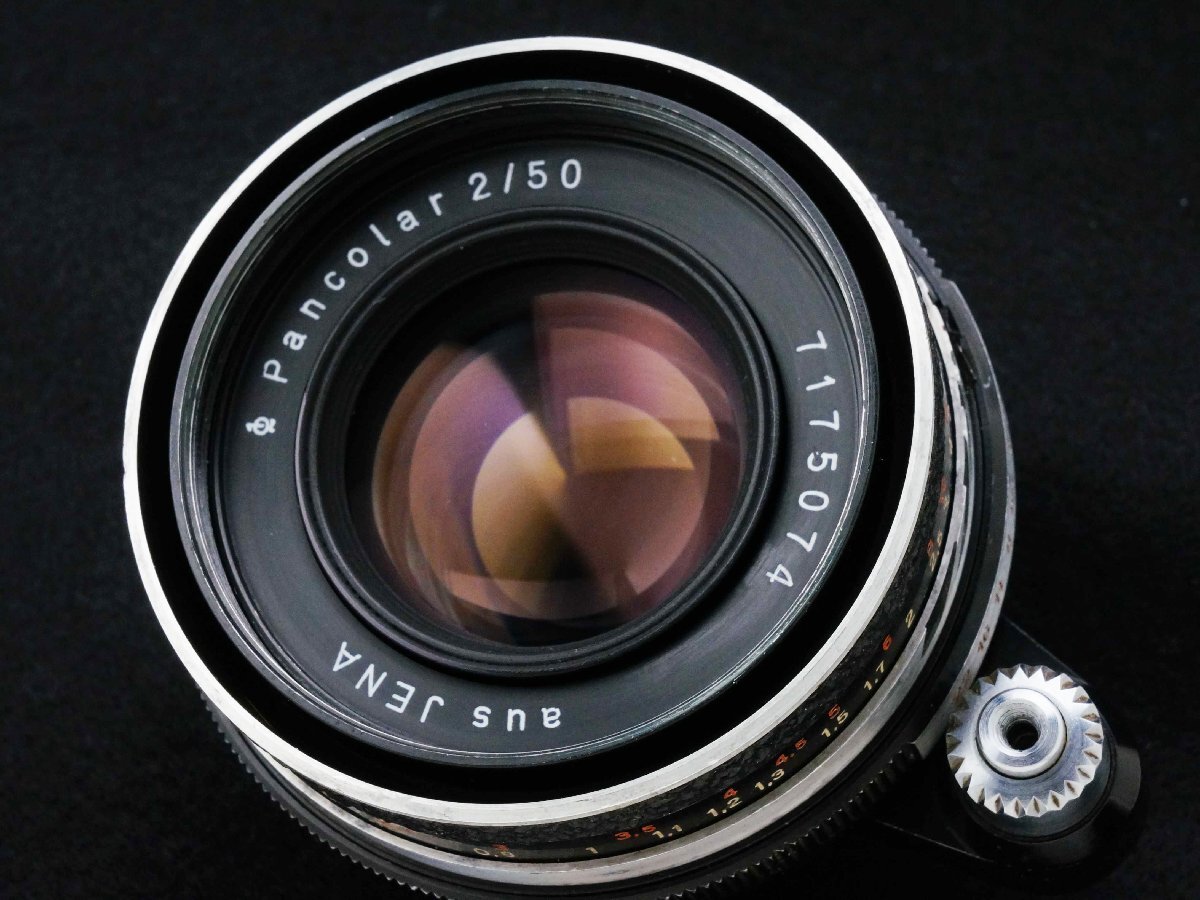 希少!! Carl Zeiss Jena Pancolar 50mm F2 EXAKTA マウント !!!! カール ツァイス イエナ パンカラー 0553