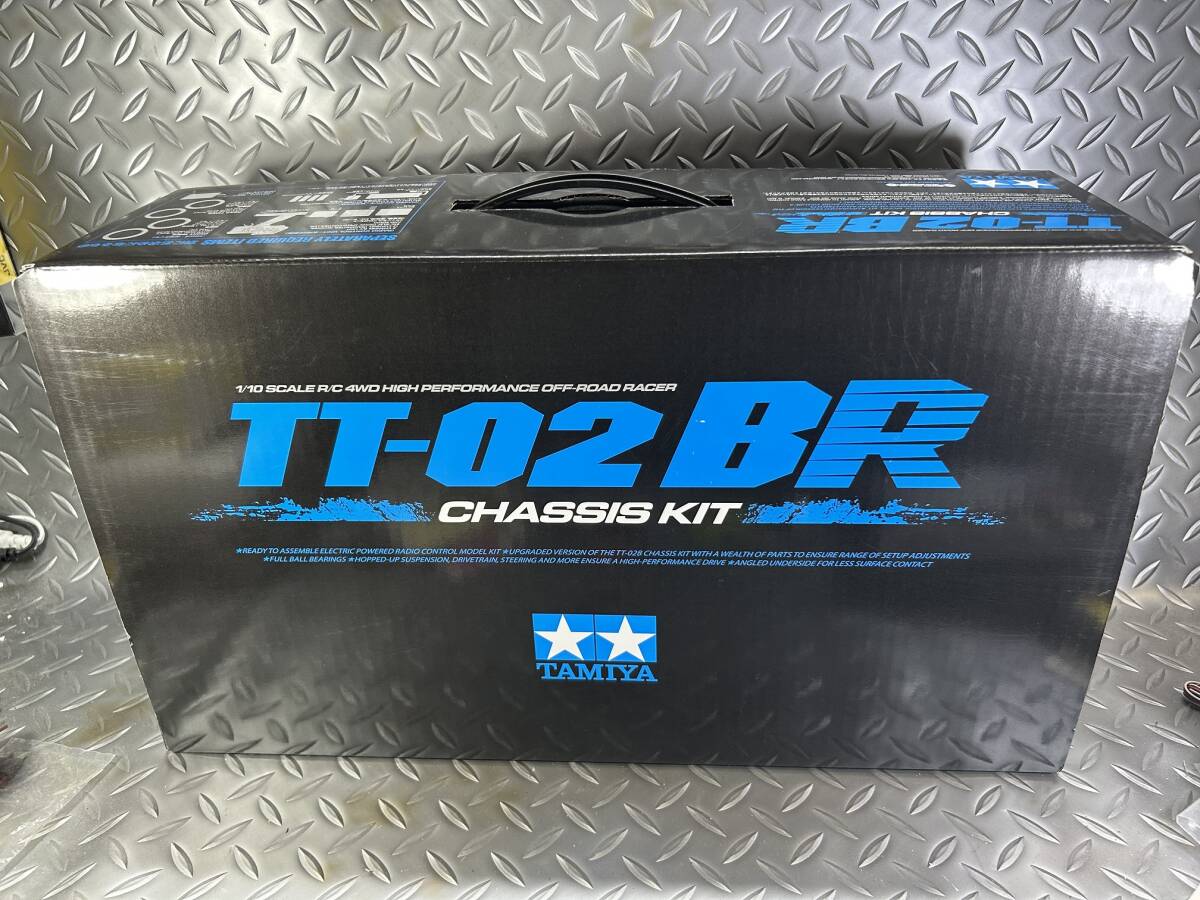 ★新品 未使用★ タミヤ TAMIYA 58717 1/10RC TT-02BR シャーシキット オプション多数