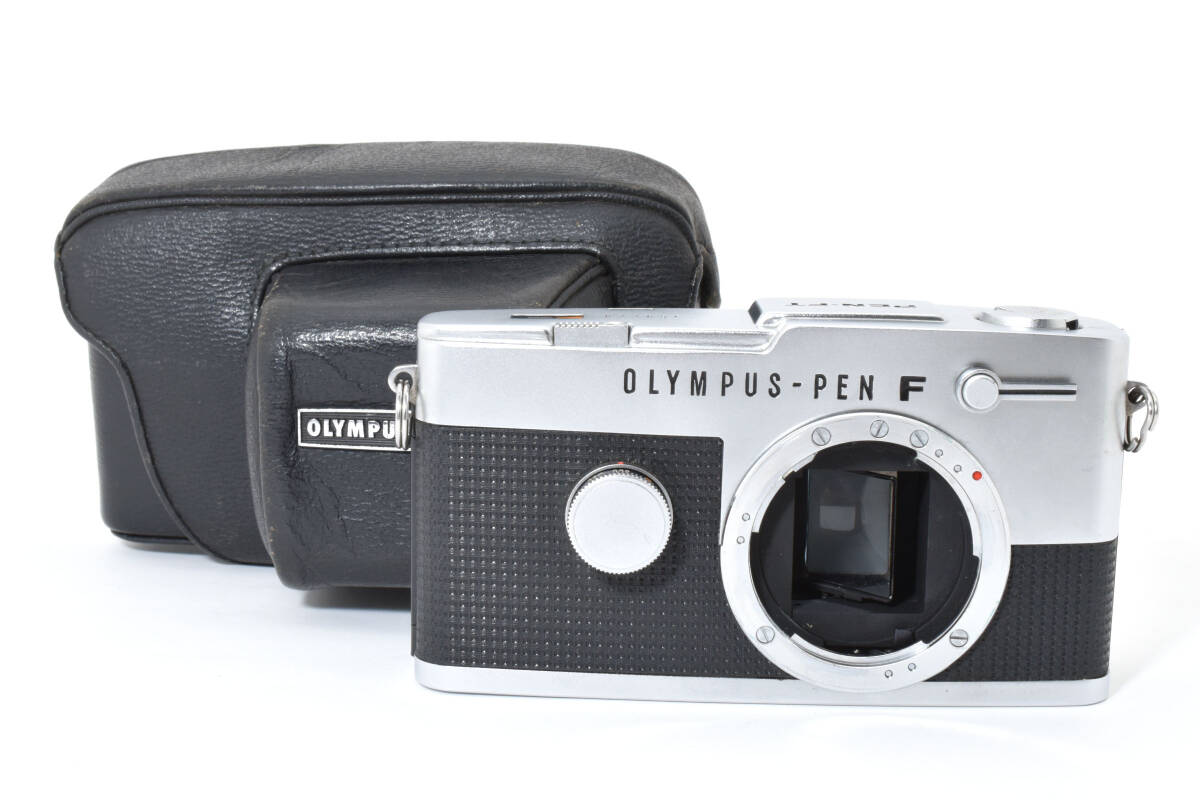 美品 良品 オリンパス OLYMPUS-PEN F PEN-FT Body Case付 フィルムカメラ コンパクト 2642080