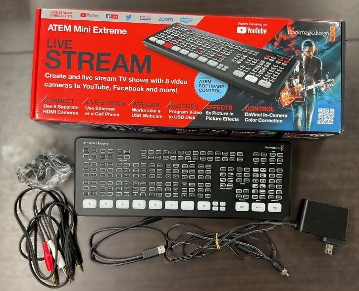 Blackmagic Design ATEM Mini Extreme スイッチャー 通電確認済