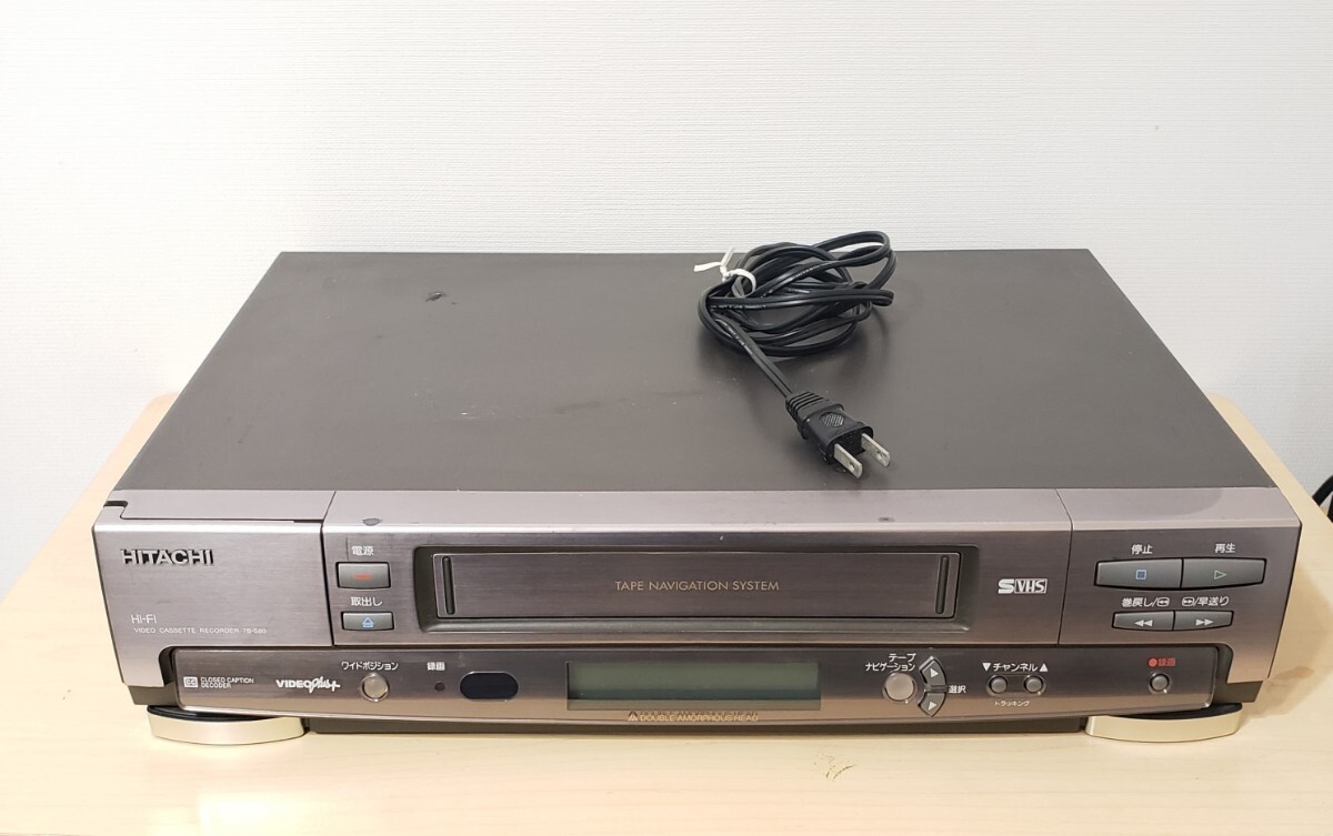 日立 Hitachi S-VHSビデオデッキ 7B-S80　