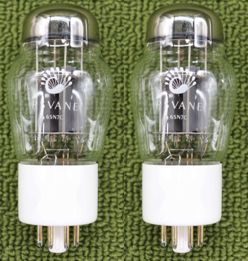 2本マッチドペア 送料無料即新品白箱 プスバン 貴族之声 PSVANE 6SN7C 6SN7-C CV181 6N8P 6H8C互換 真空管 白ベース 管理202510nskb
