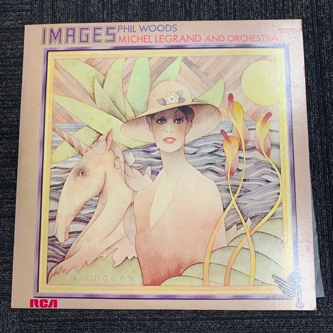 【80】 Images イメージ フィル・ウッズ ミシェル・ルグラン・オーケストラ レトロ レコード ヴィンテージ 価値の分かる方必見