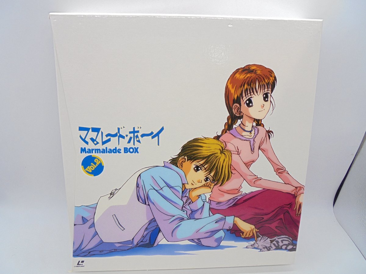 【80】ママレード・ボーイ Marnalade BOX Vol.2 Vol.3 劇場版ママレード・ボーイ レーザーディスク LD 3点 動作未確認 多少の汚れ等あり