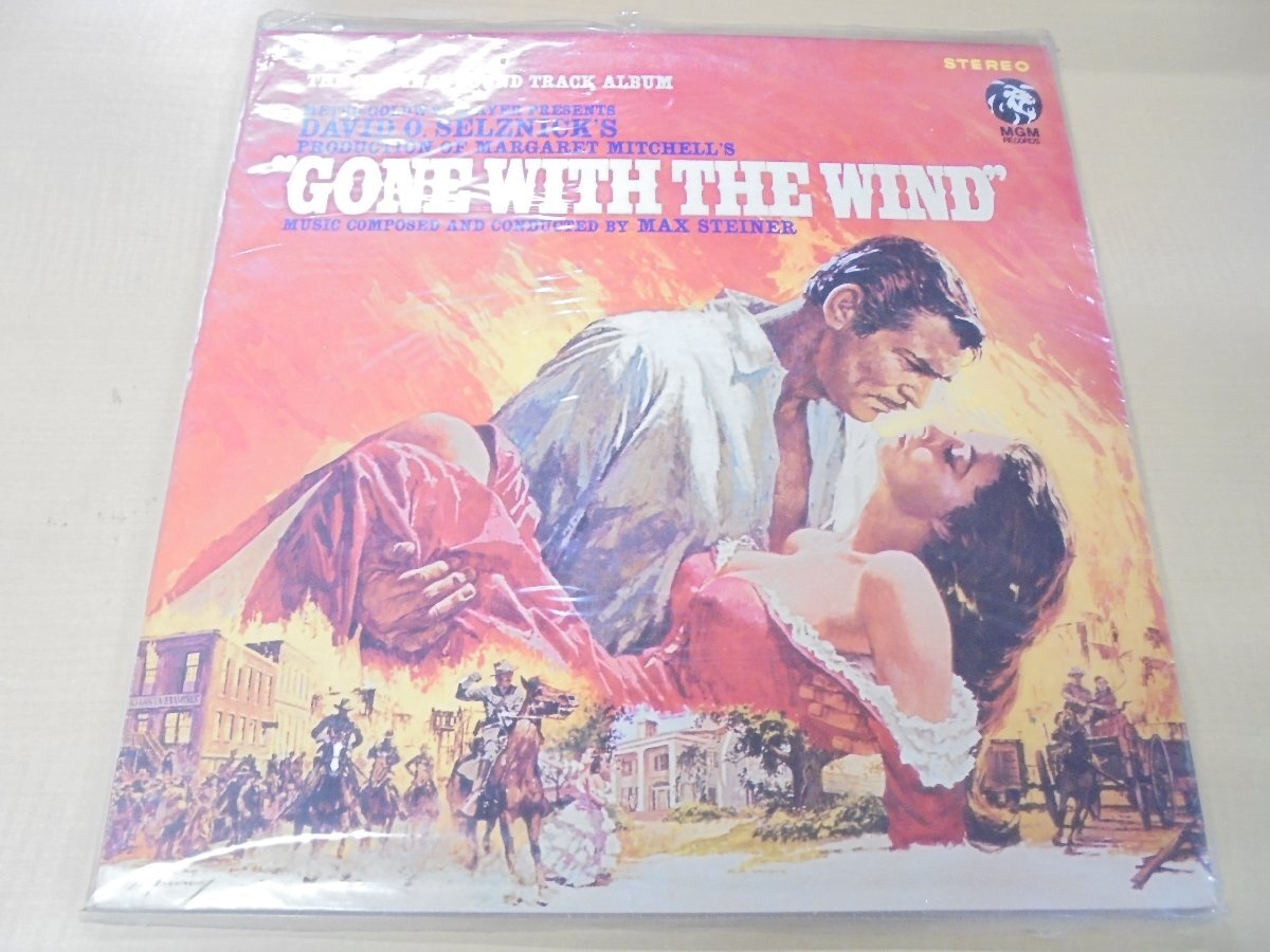 【80】THE ORIGONAL SOUND TRACK ALBUM GONE WITH THE WIND レトロ レコード ヴィンテージ品 人気 価値の分かる方必見