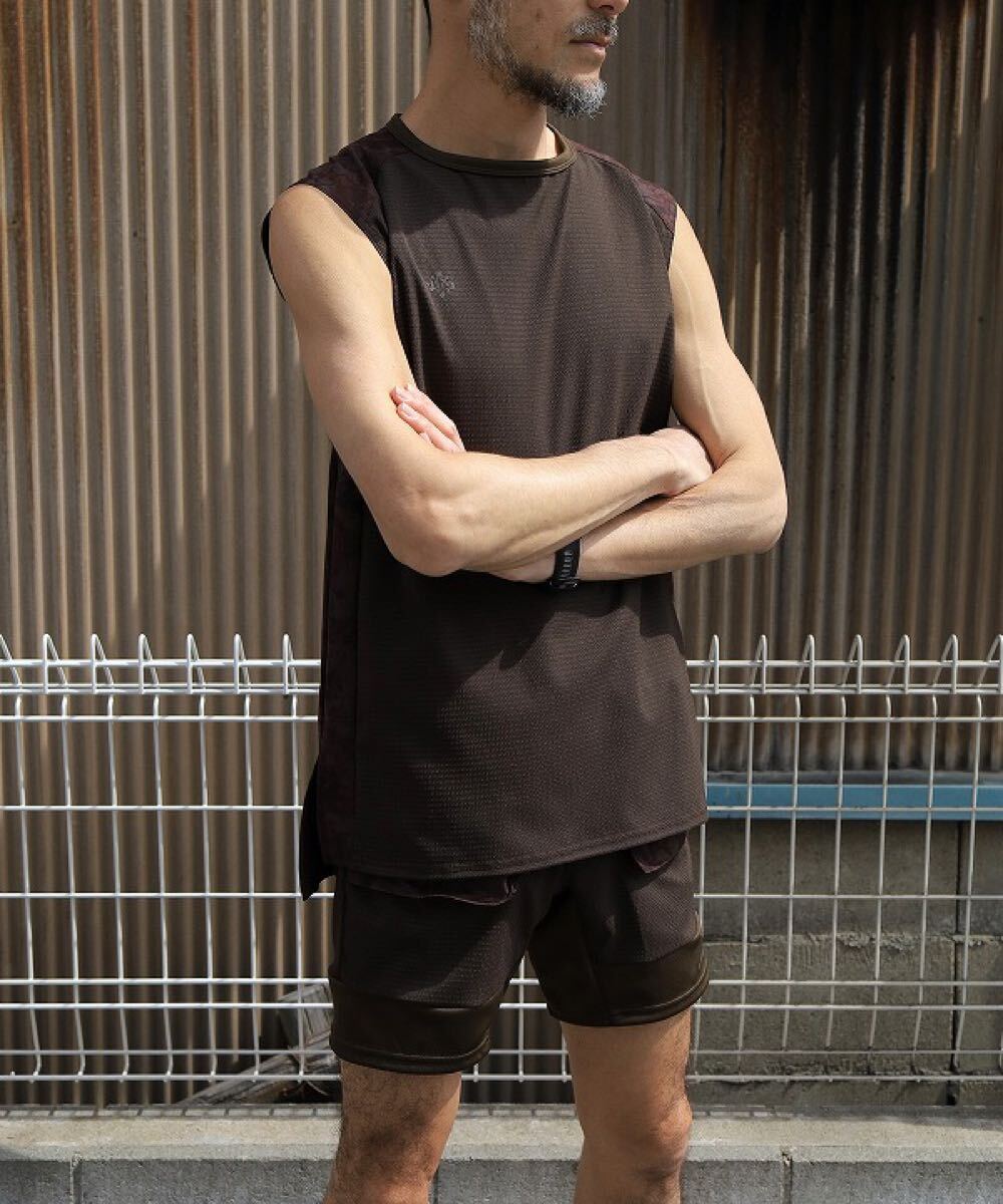 RYOGEN リョウゲン DEAD LEAF FRENCH SLEEVE TEE ノースリーブTシャツ M 完売 稀少