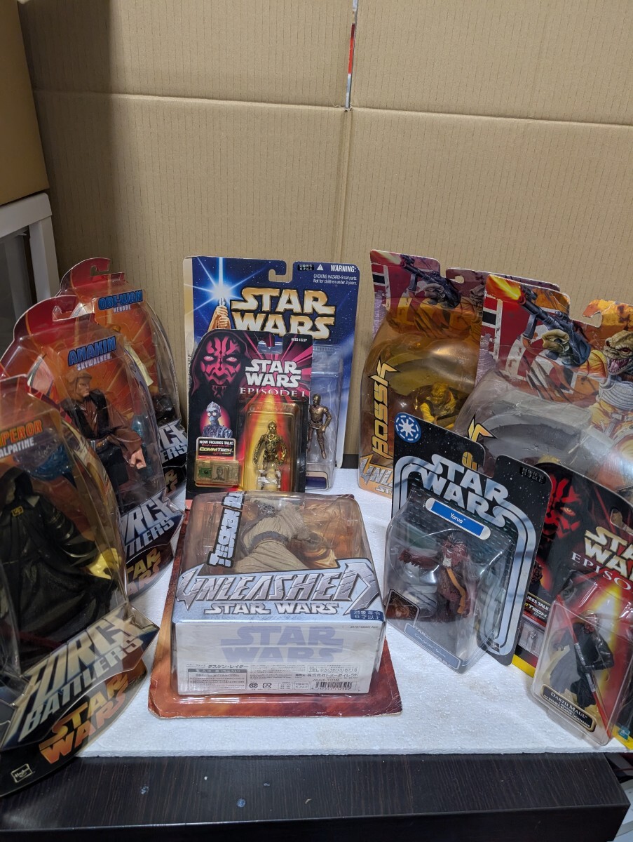 絶版フィギュア STAR WARS スターウォーズ フィギュア グッズ まとめ売り HASBRO ダース・モール ヤルア C3PO ボスク タスケン・レイダー 