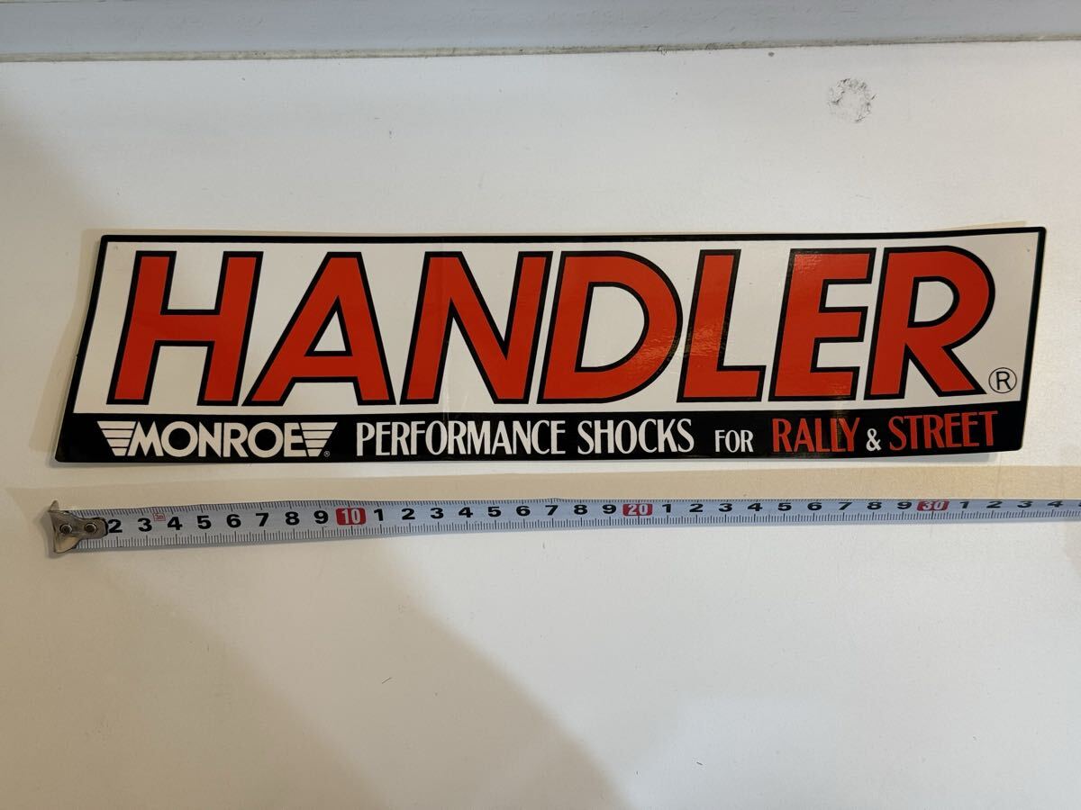 希少　当時物　monroe HANDLER ステッカー　ラリー　ストリート　ショック　