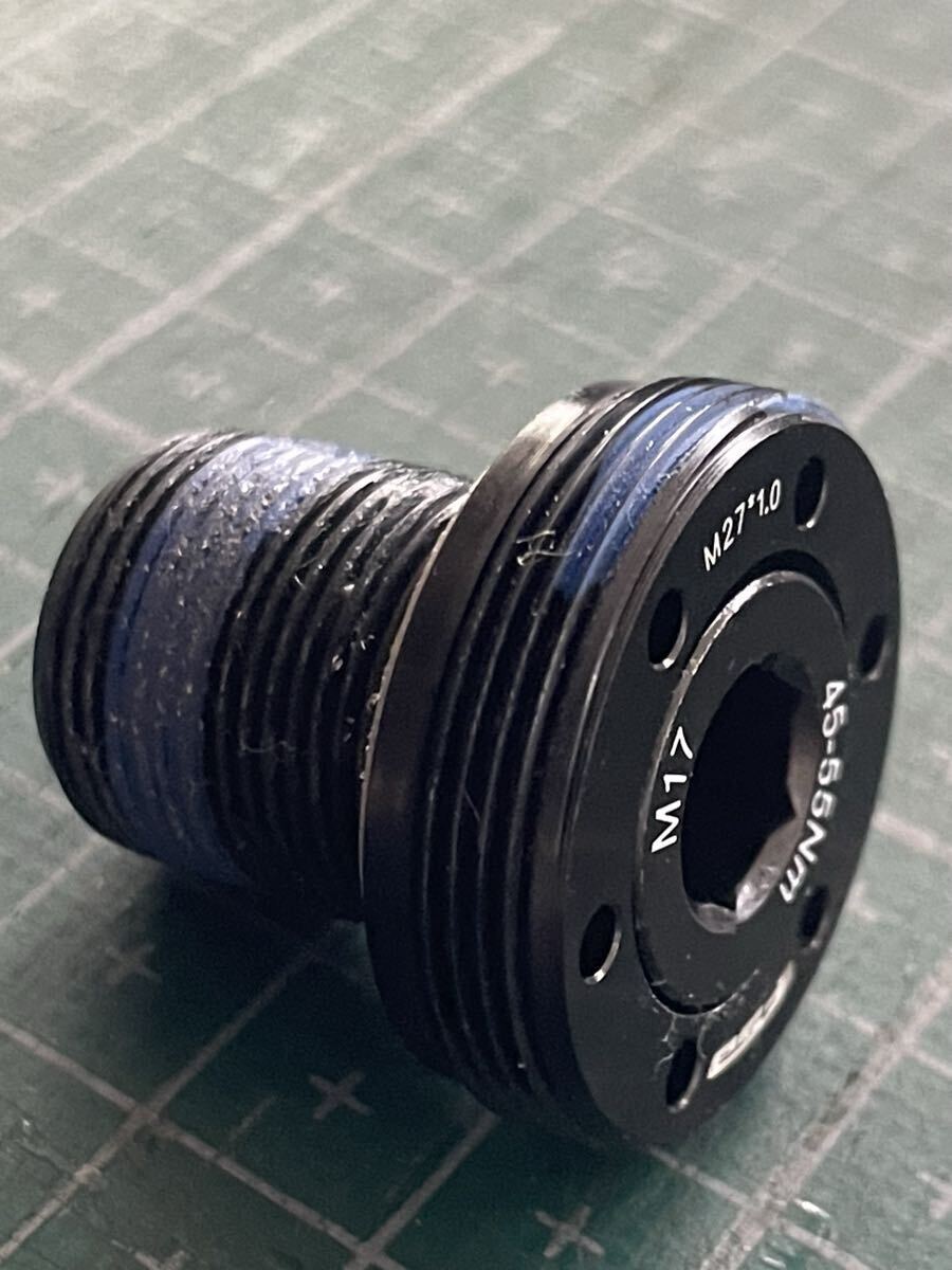 新品未使用 FSA QR-14 K-FORCE LIGHT MEGAEXO SL-K LIGHT MEGAEXO対応 左クランク固定M17ボルト M27x1.0 Cap（外側キャップカバー逆ネジ）