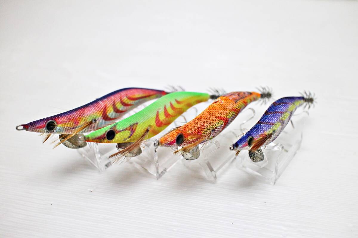 ★廃版！ YAMASHITA/ヤマシタ エギ王Q Live 3.5号 ×3本、3.0号×1本 計4本セット！ アオリイカ エギング