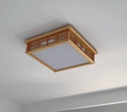 LEDシーリングライト 照明 和室 照明器具 調光 調色 LED シーリング 電気 リモコン付 35*35*H10cm パワー：35ｗ 適用面積：~5畳