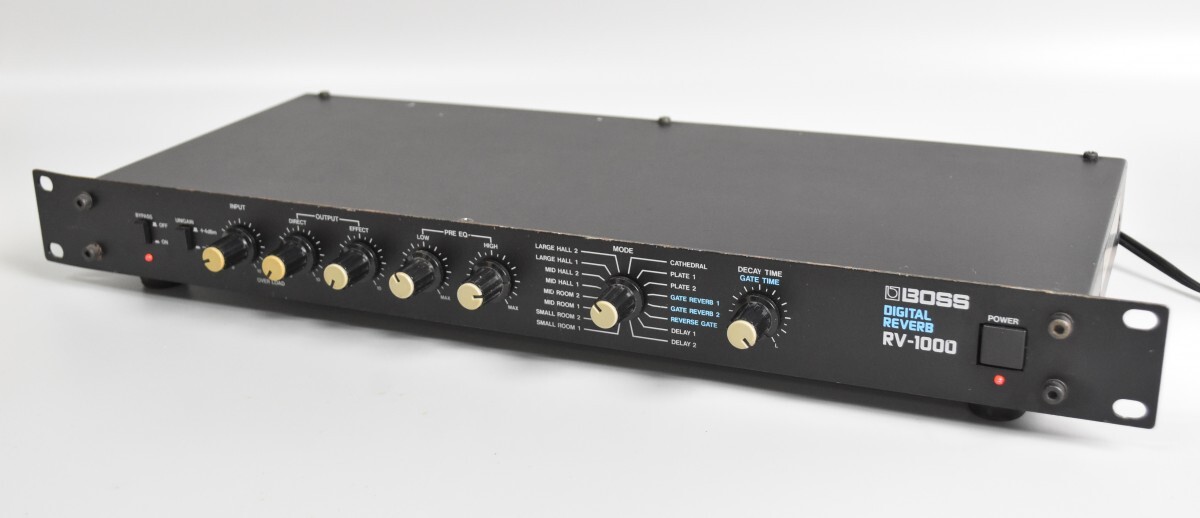 BOSS ボス RV-1000 digital reverb デジタルリバーブ エレキギター エフェクター 音響機材 楽器 器材 RR-611G/633
