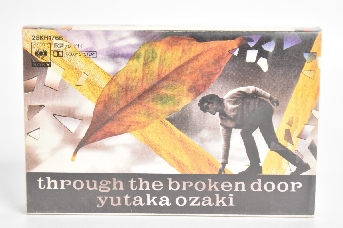 動作品 カセットテープ 尾崎豊 壊れた扉から Through The Broken Door Yutaka Ozaki 歌詞カード付 RR-293G/712