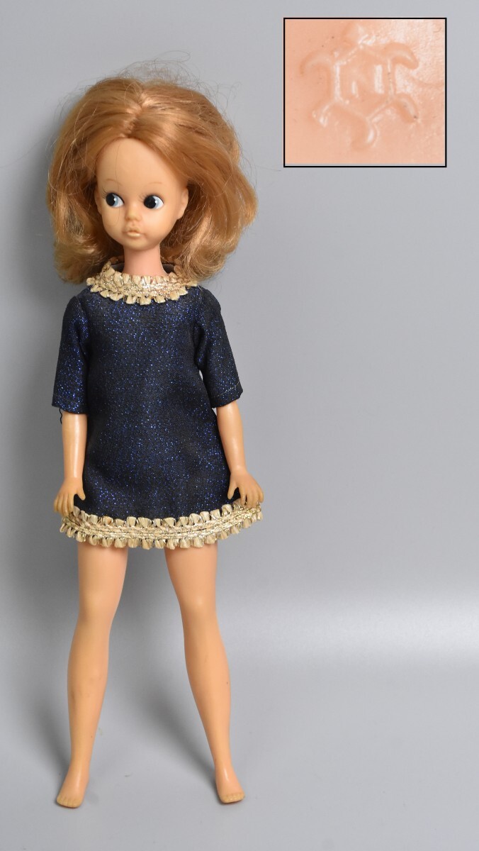 当時物 中嶋製作所 スカーレットちゃん 29.5cm 着せ替え 人形 昭和 レトロ ビンテージ アンティーク ドール 洋服 ドレス RR-331S/117