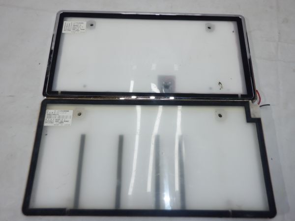 HDT5Xg06★字光式プレートベース★光るナンバープレート★共立★★KK-L0610★★LED★前後セット★迅速発送★送料安い★