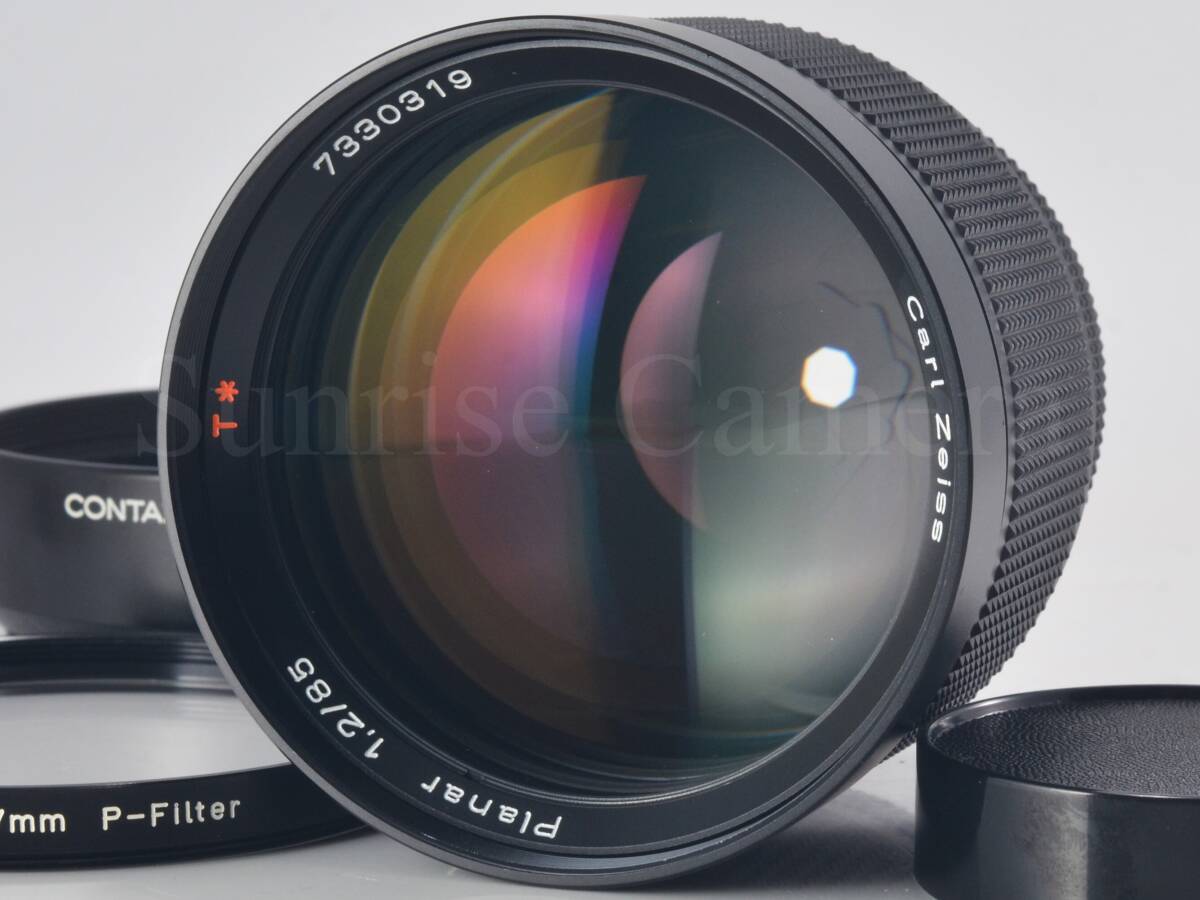 [良品] CONTAX (コンタックス) Carl Zeiss Planar T* 85mm F1.2 MMG 60周年記念モデル [保証] (60367)
