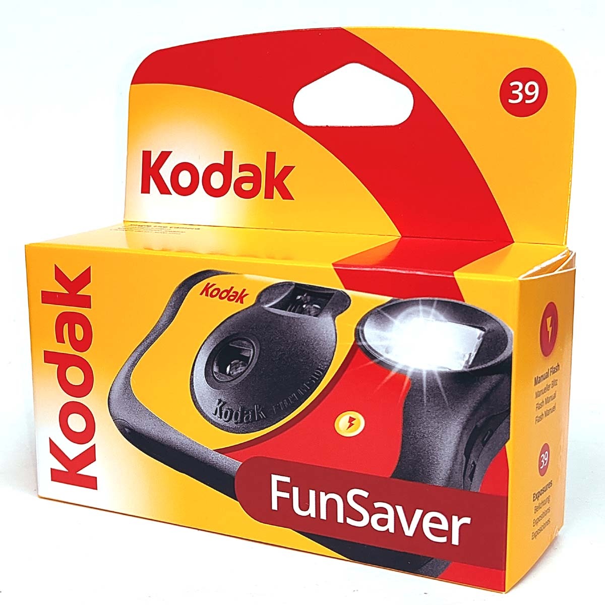 39枚撮 使い捨てカメラ【1個】Kodak FunSaver 800フラッシュ付【即決】ISO感度800 135/35mm CAT392-0949★コダック 5011373920944 新品