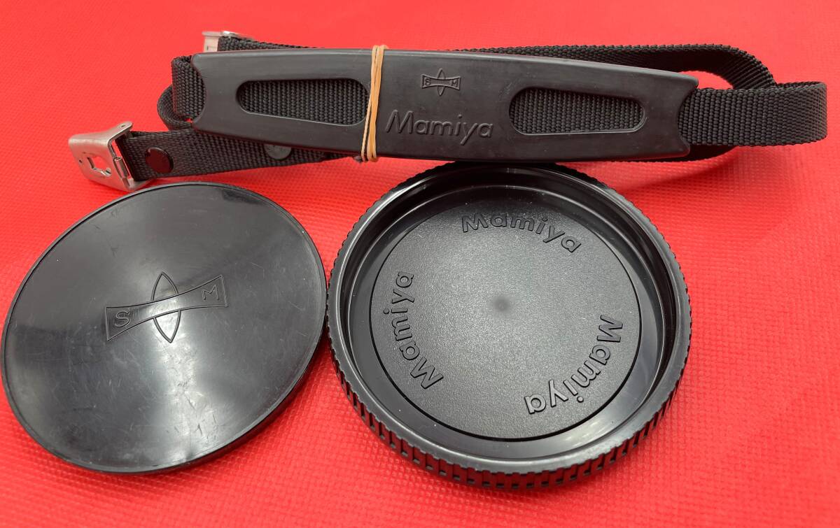 Mamiya　RB67　に付いていた　ストラップ　　＋　　キャップ　　 マミヤ　mamiya rb67