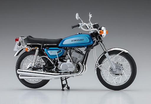 ハセガワ 1/12 カワサキ 500-SS/MACH III （H1A） 車プラモ（新品　在庫品）