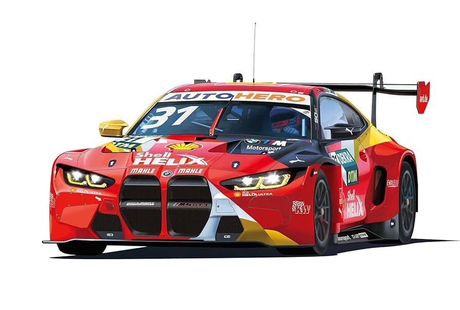 プラッツ/nunu 1/24 レーシングシリーズ BMW M4 GT3 2022 DTM チャンピオン 車 プラモ（新品　在庫品）