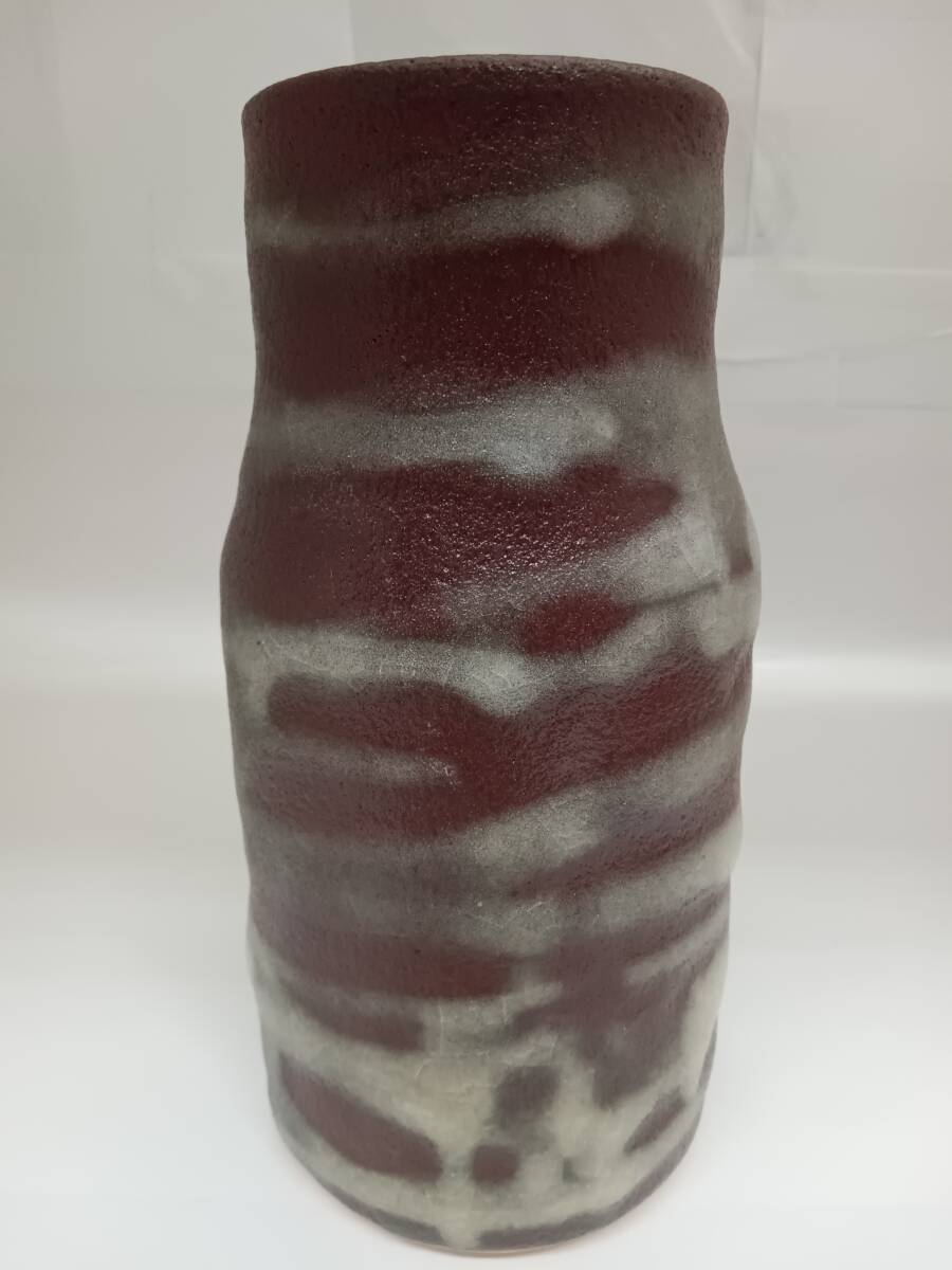 ☆貴重品☆ 焼物 安田全宏 約18cm 重さ約630g 木箱付き