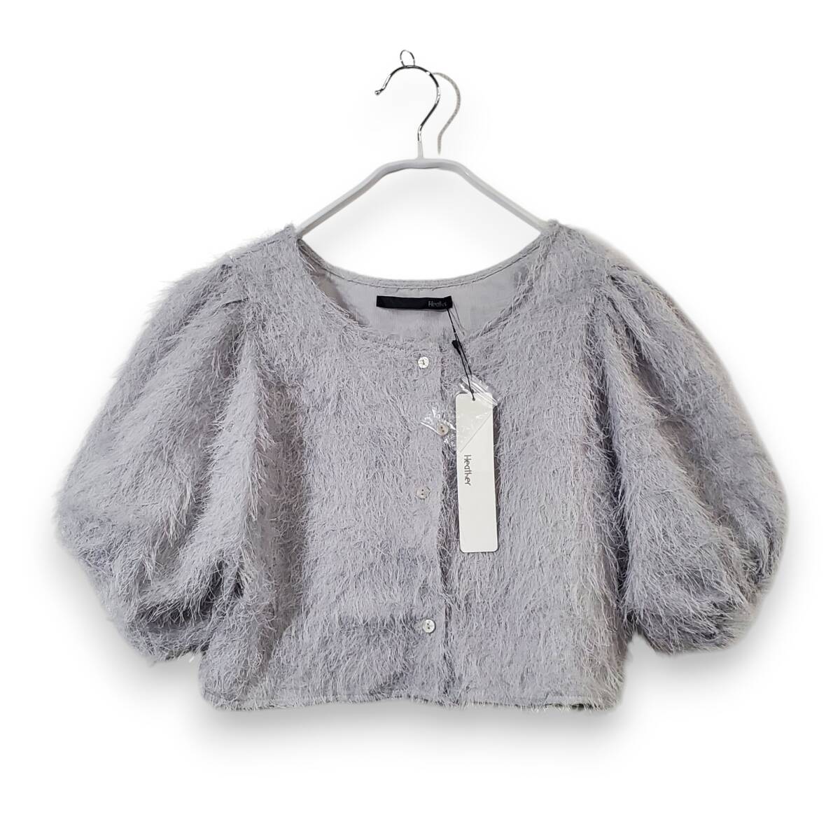 【タグ付き未使用品】Heather/ヘザー/カーディガン/ 表記サイズ：F/レディース/秋冬/無地 FA0272/101025