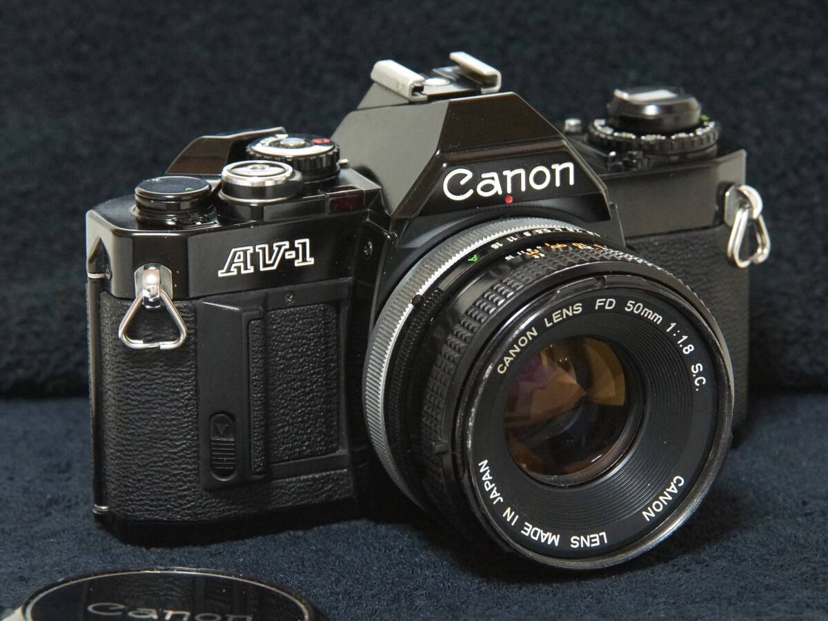 Canon AV-1FD50mmF1.8S.C 標準レンズセット 【Operation Confirmed・動作確認済】