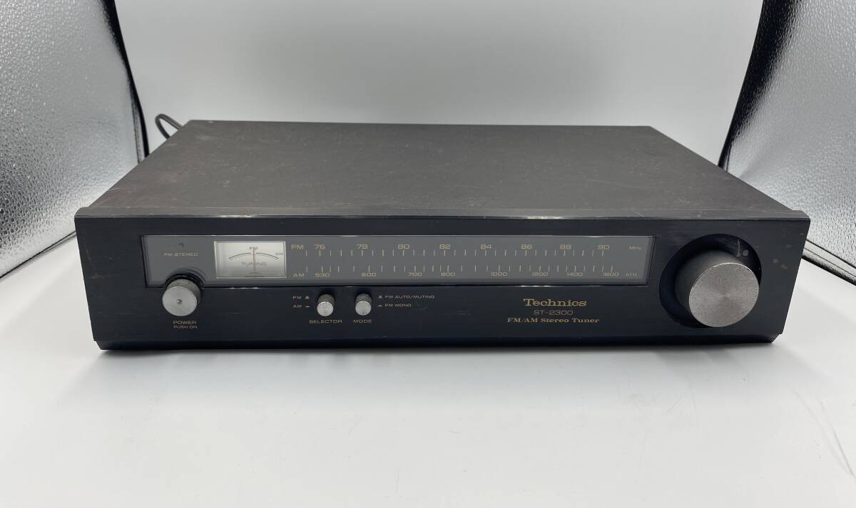 ☆Technics☆ ST-2300 FM/AM Stereo Tuner ステレオチューナー テクニクス 通電のみ確認済　NA1955-M