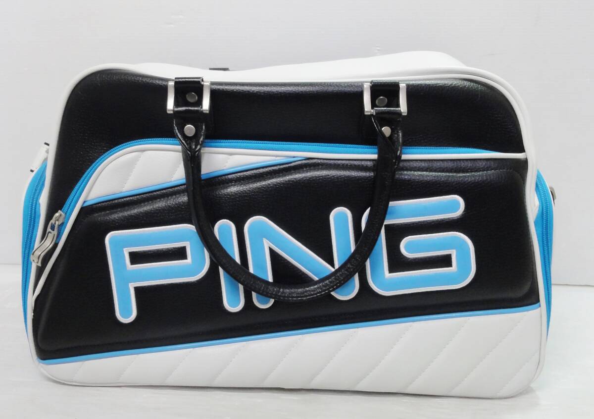 A0328a PING ピン ゴルフボストンバッグ W50×H30×D25cm