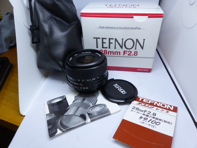 M42 広角大口径 TEFNON 28㎜ F2.8 元箱ケース付 美品