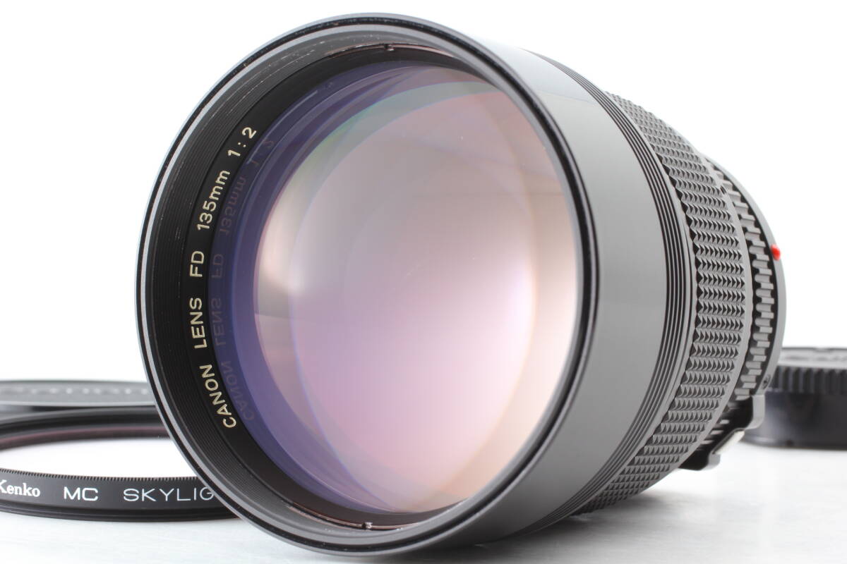 ☆中古美品☆　キャノン　Canon New FD NFD 135mm f/2　MFレンズ