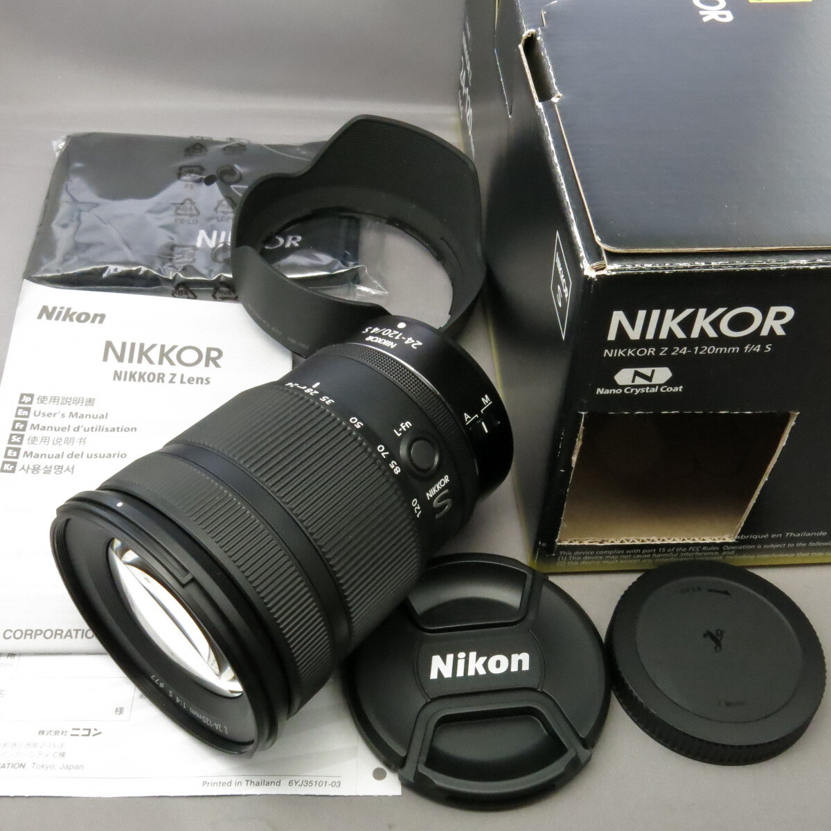 【美品】Nikonニコン　Z24-120mmF4S　★NO.9615