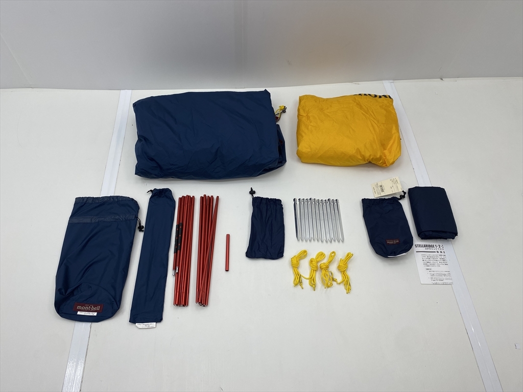 下松)mont-bell モンベル STELLARIDGE TENT 2 ステラリッジ2型 旧型 1122172 ベタつき 劣化あり 現状 ◆★J251005R07B NK05A