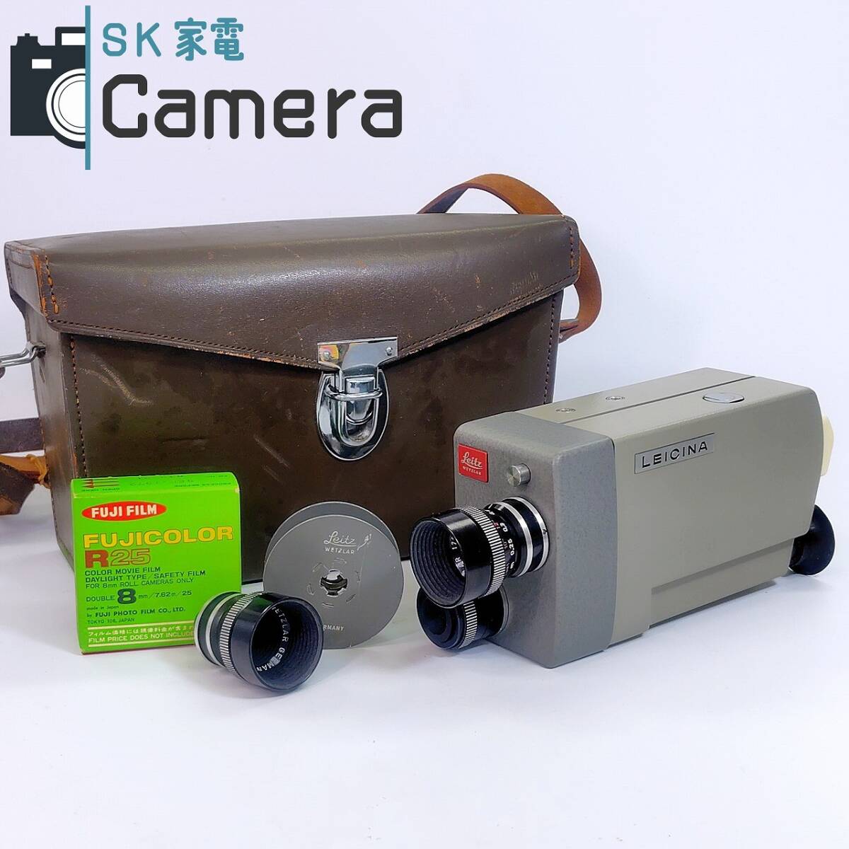 【中古】 Leica LEICINA 8S-8470 DYGON 9ｍｍ F2 ライカ ケース付 動作未確認