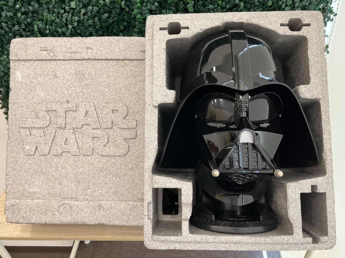 S-28-86【鴇】STAR WARS スターウォーズ ダース・ベイダー ヘルメット ブルートゥース ワイヤレス スピーカー 1/1スケール 動作確認済み