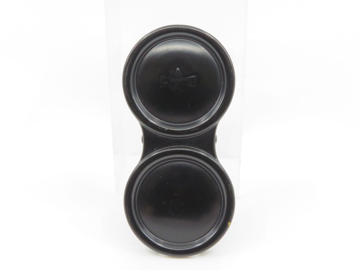 0311 MAMIYA かぶせ式 取付部内径約37.5mm 二眼 メタルレンズキャップ【カメラヤ】【送料140円】