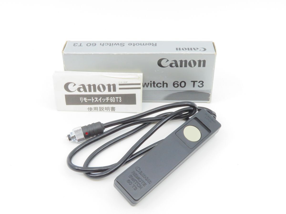 0346 Canon Remote Swich 60 T3 リモートスイッチ 元箱付き【カメラヤ】【送料180円】