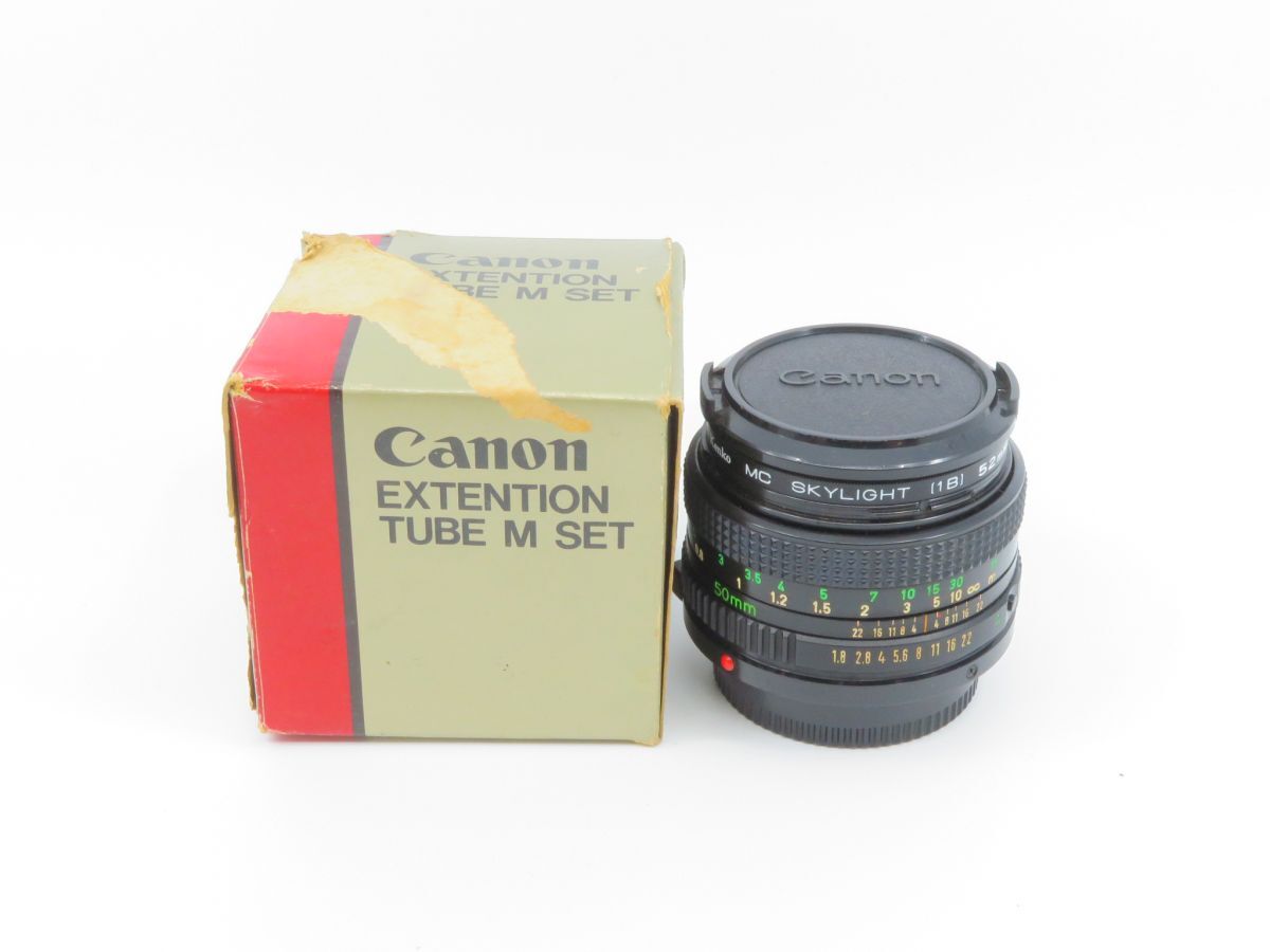 0377 Canon CANON LENS FD 50mm 1:1.8 カメラ レンズ 元箱付き【カメラヤ】【送料450円】