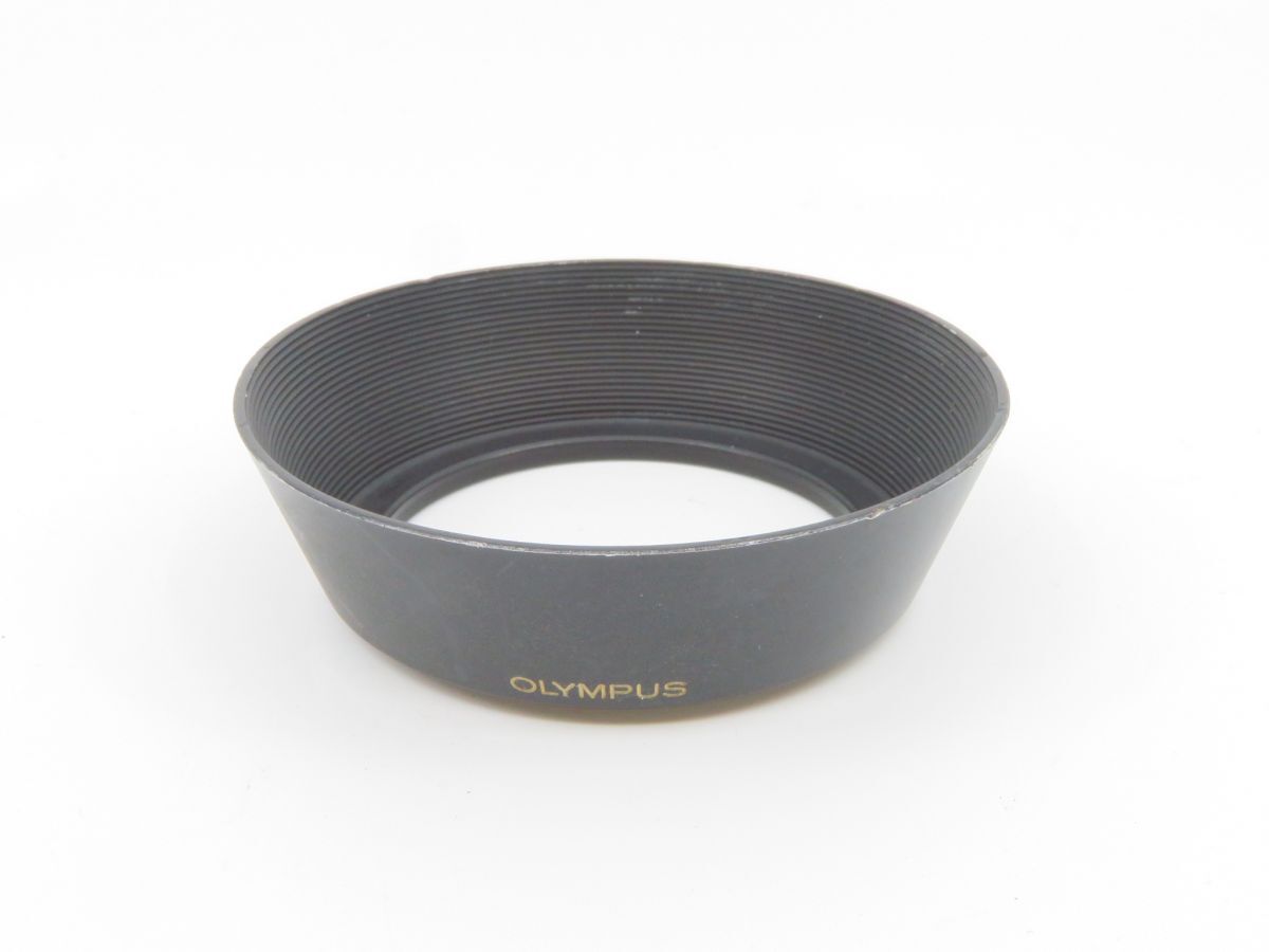 0458 OLYMPUS 3.5/28 OM28mm F3.5用 49mm径 メタルレンズフード【カメラヤ】【送料140円】
