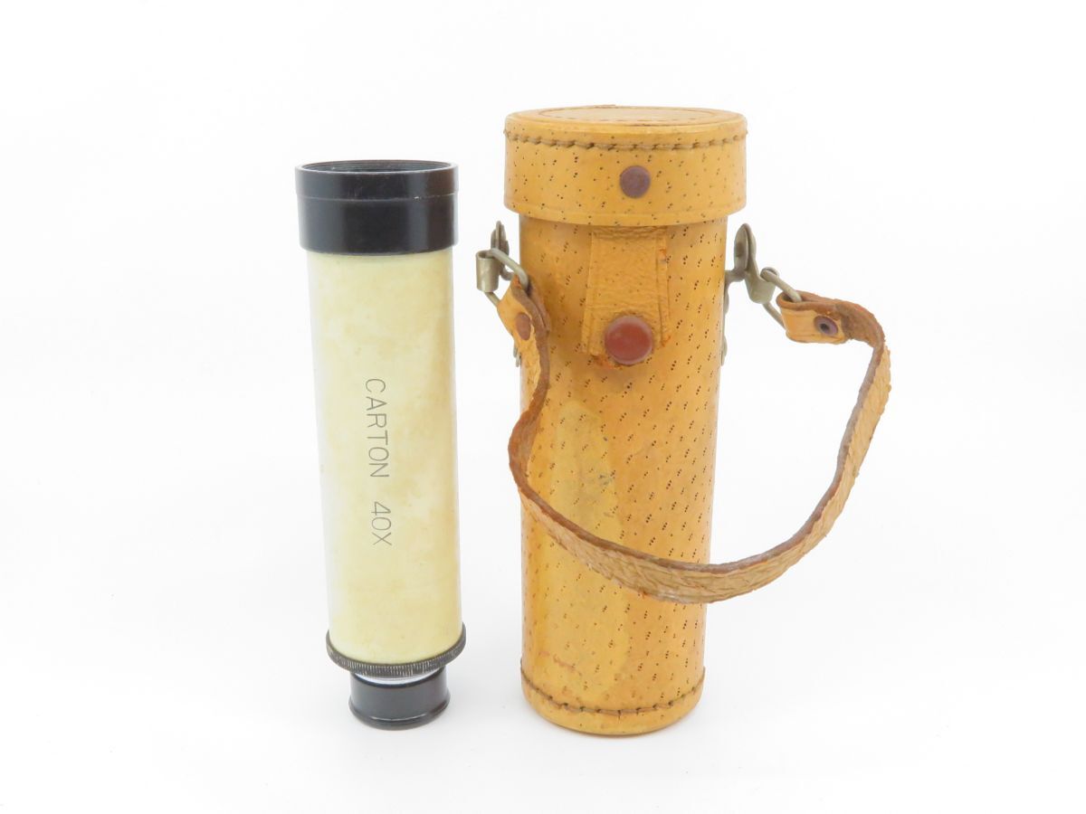 0495 CARTON 40X 顕微鏡用 接眼レンズ ケース付き【カメラヤ】【送料700円】