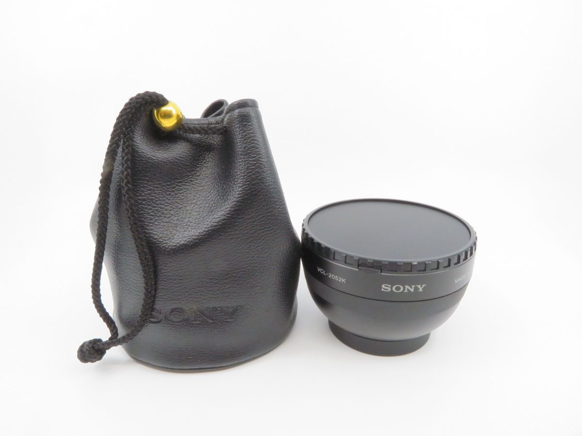 0475 SONY VCL-2052K TELE CONVERSION LENS X2.0 テレコンバーションレンズ ケース付き【カメラヤ】【送料700円】