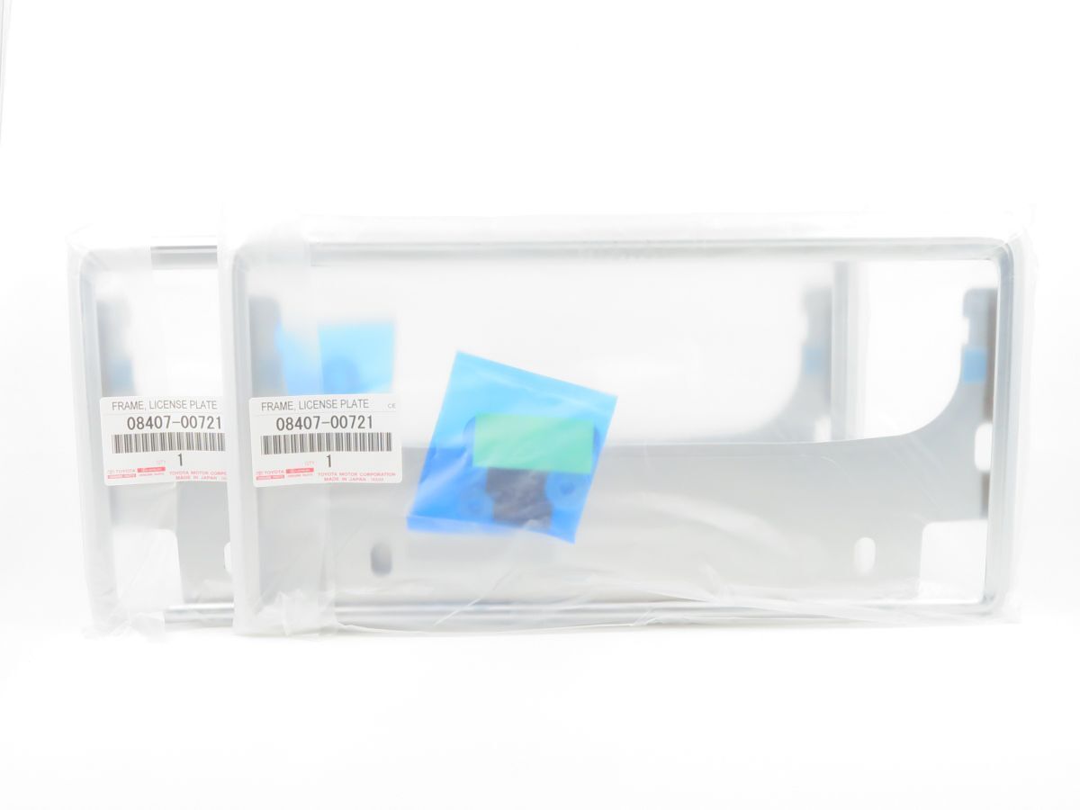 0559 TOYOTA トヨタ 純正 ナンバーフレーム ロックボルトセット用 08407-00721 前後セット【カメラヤ】【送料1000円】