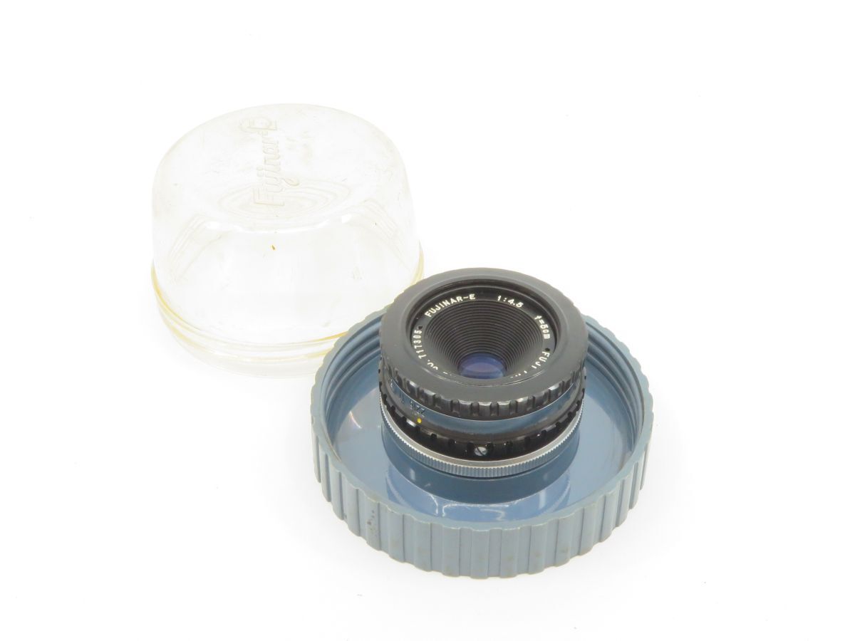 0524 FUJINAR-E 1:4.5 f=5cm 引き伸ばしレンズ ケース付き【カメラヤ】【送料450円】