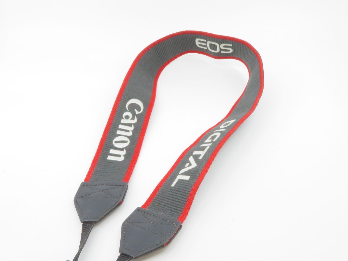 0650 Canon EOS 60D レッド ブラック 赤 黒 カメラストラップ【カメラヤ】【送料180円】
