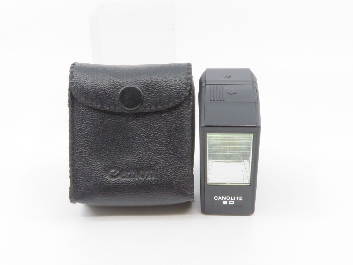 0645 Canon 110ED CANOLITE ED ストロボ ケース付 動作未確認【カメラヤ】【送料390円】